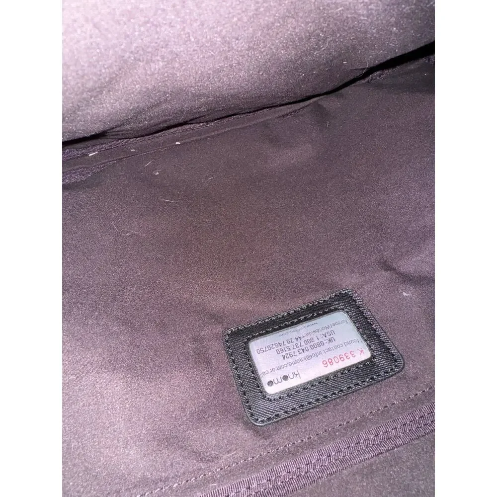 Women's Knomo London Quilted Laptop Bag in Black As Seen on Pippa Middleton